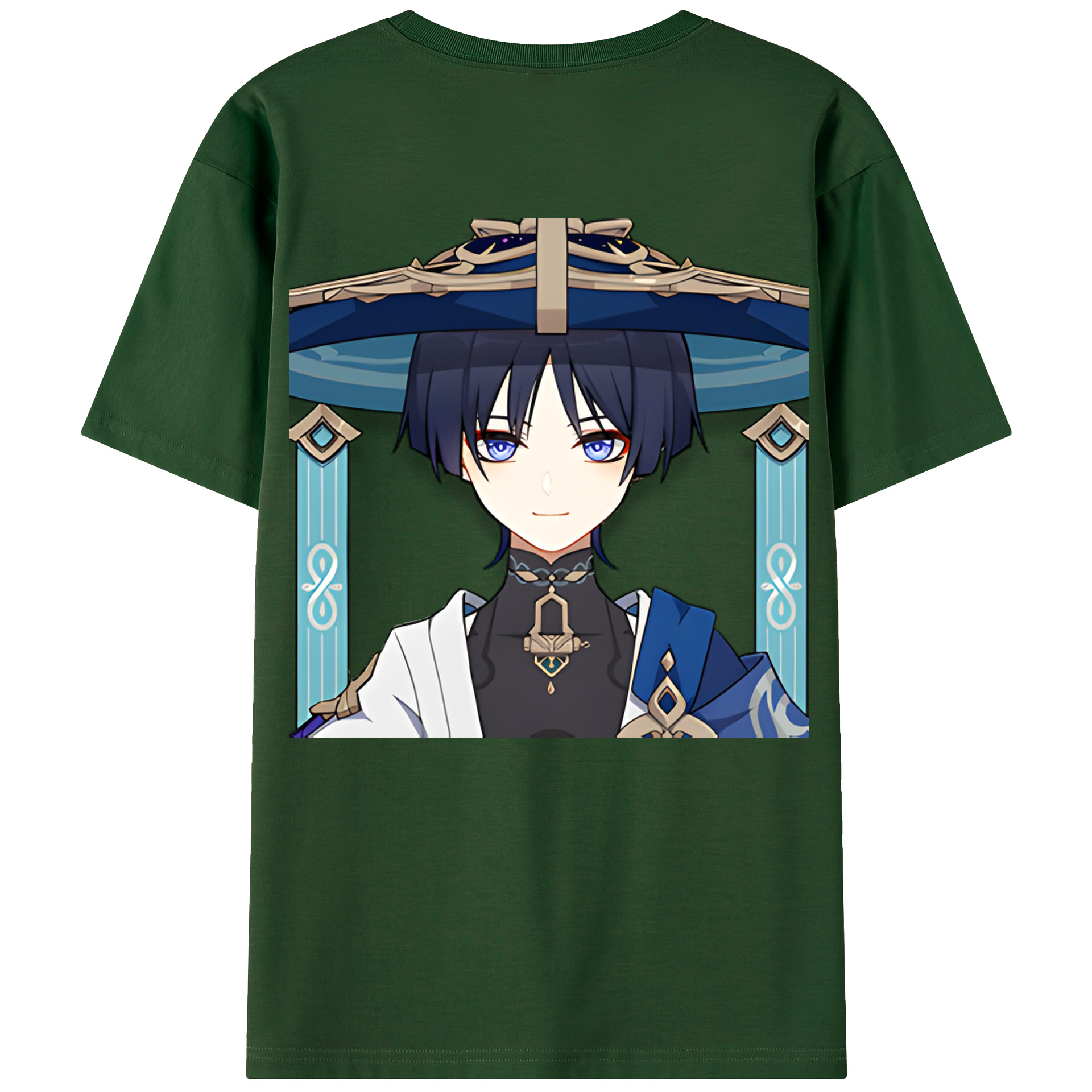 げんし神 さんペい genshin Sanpei 綿100％半袖Tシャツ（背面プリント）